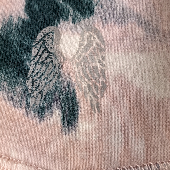 Victoria Secret EUC floral stretch shorts small pink gray white - Picture 6 of 13